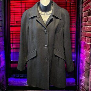 London Fog Pea Coat, Ladies Medium